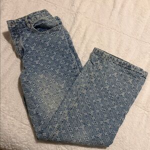 Louis Vuitton monogram jeans